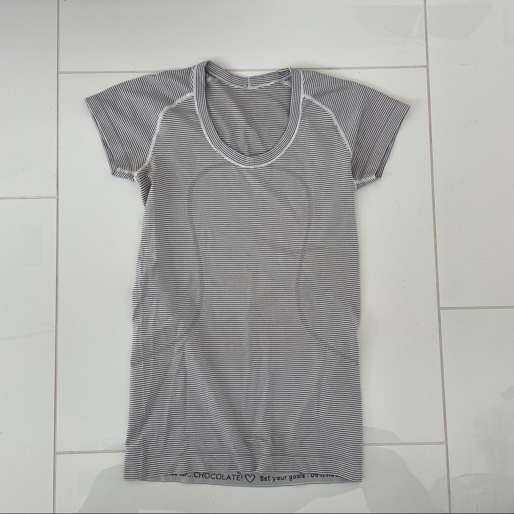 Striped Lululemon tee
